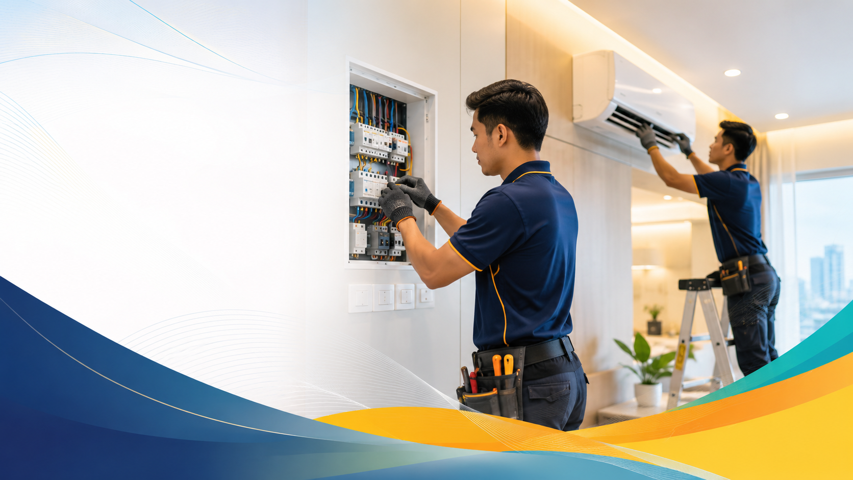 Electrical, wiring and aircond services